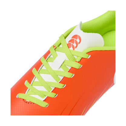 Tangerine Tango - Pack Shot - Canterbury Childrens-Kids Speed Falcon Soft Ground Rugby Boots
