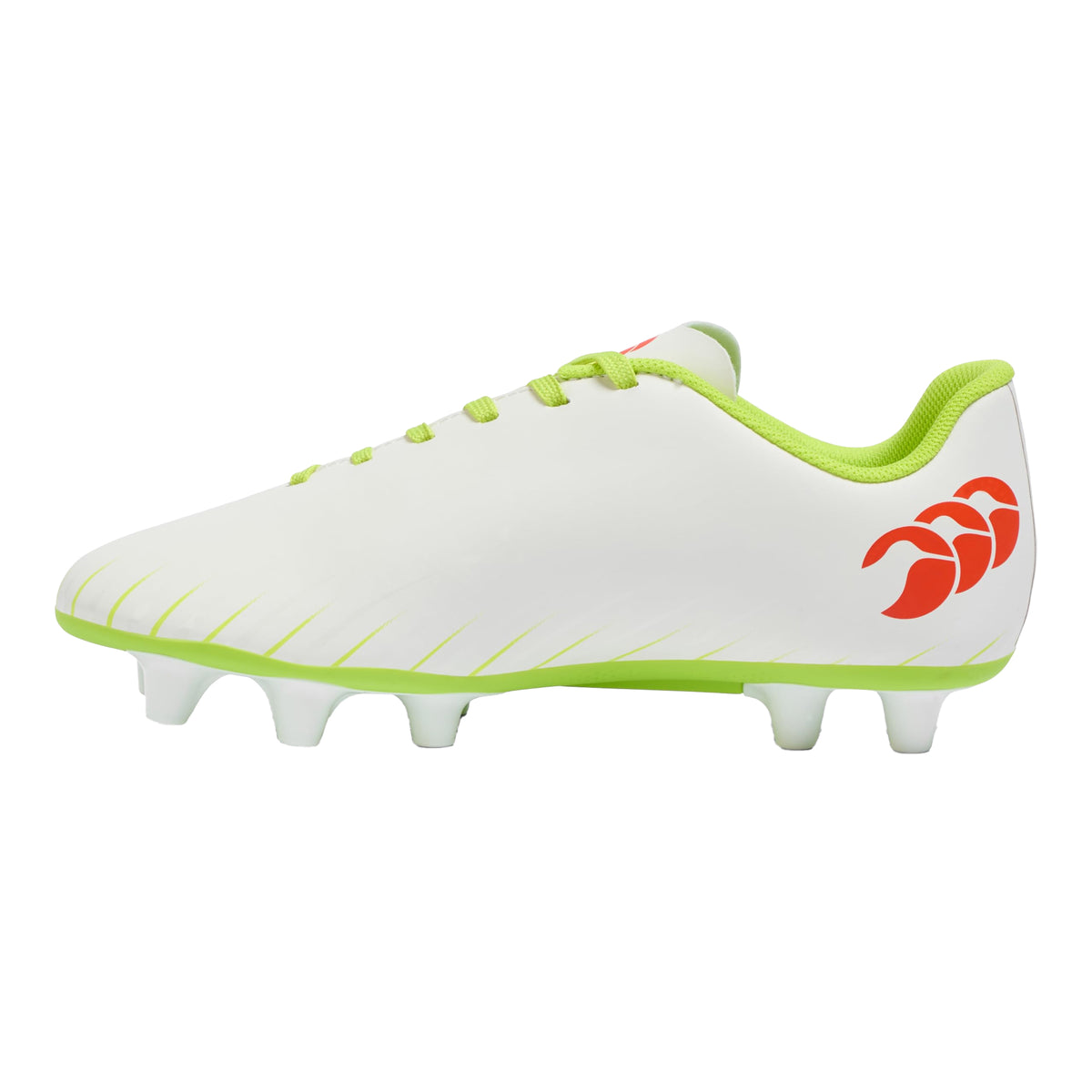 Snow White - Side - Canterbury Childrens-Kids Speed Falcon Firm Ground Rugby Boots