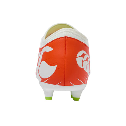 Tangerine Tango - Back - Canterbury Unisex Adult Speed Falcon Team Firm Ground Rugby Boots