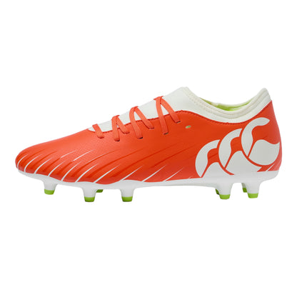 Tangerine Tango - Side - Canterbury Unisex Adult Speed Falcon Team Firm Ground Rugby Boots