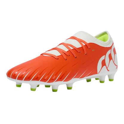 Tangerine Tango - Close up - Canterbury Unisex Adult Speed Falcon Team Firm Ground Rugby Boots