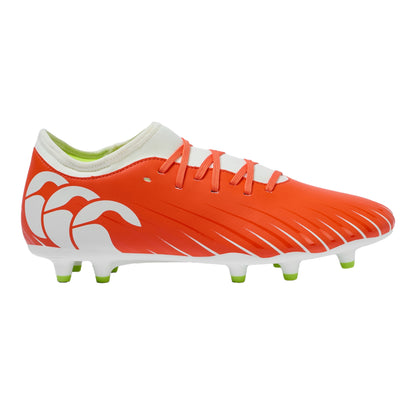 Tangerine Tango - Front - Canterbury Unisex Adult Speed Falcon Team Firm Ground Rugby Boots