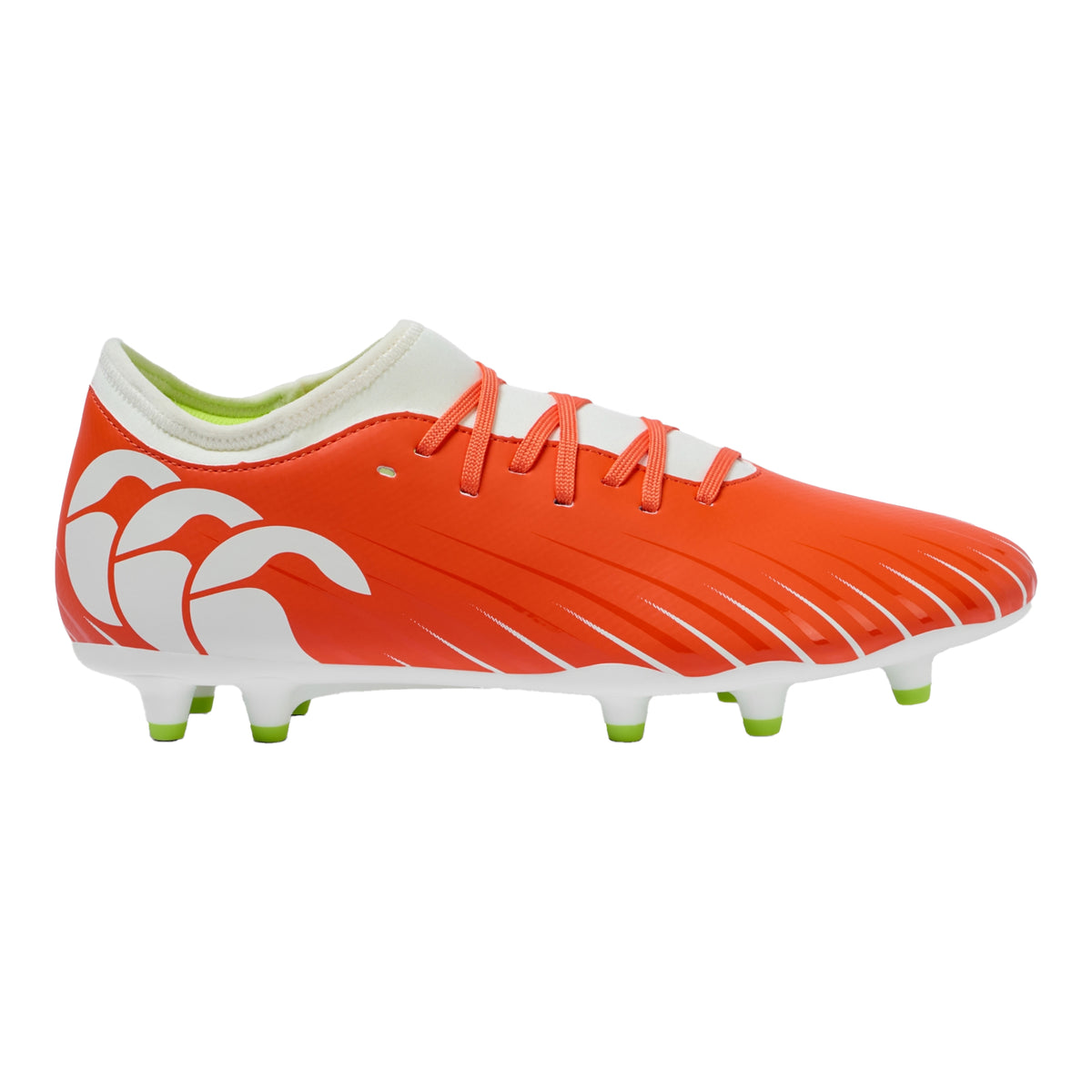 Tangerine Tango - Front - Canterbury Unisex Adult Speed Falcon Team Firm Ground Rugby Boots
