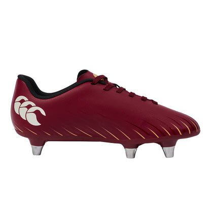 Tangerine Tango - Back - Canterbury Unisex Adult Speed Falcon Elite Soft Ground Rugby Boots