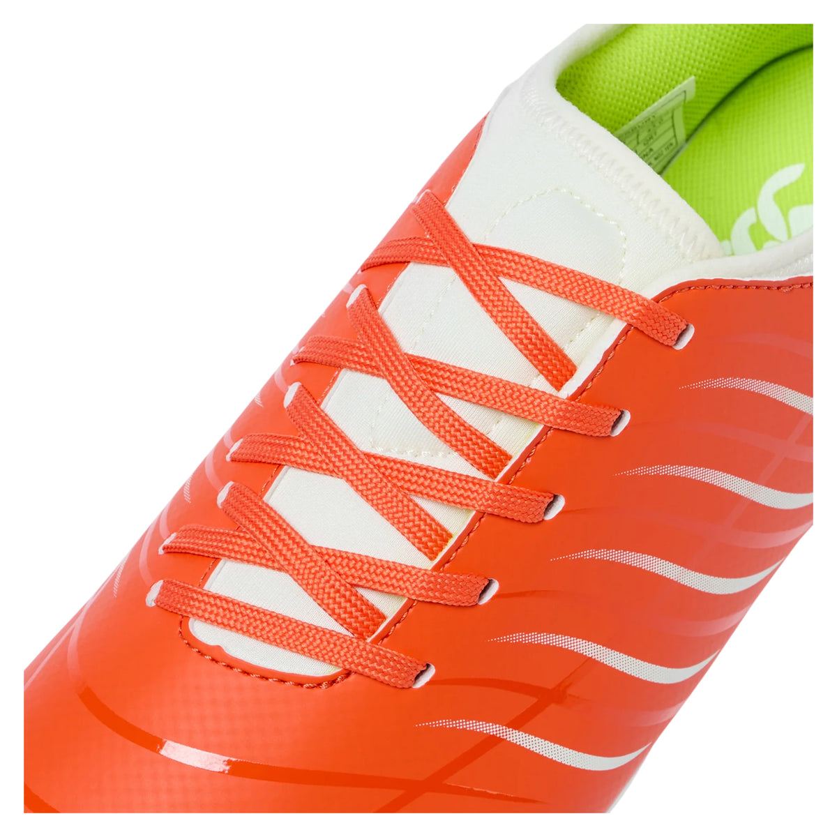 Tangerine Tango - Close up - Canterbury Unisex Adult Phoenix 2.0 Team Synthetic Leather Soft Ground Rugby Boots