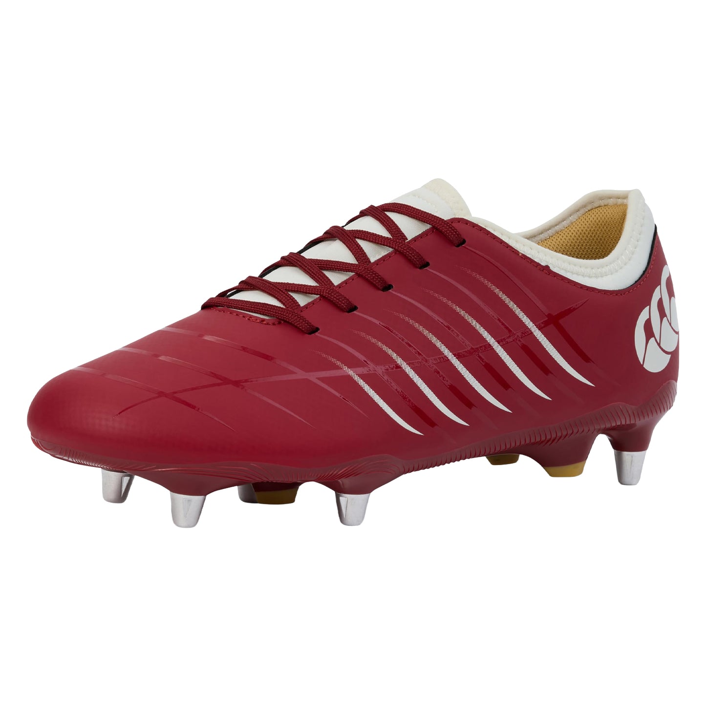 Tangerine Tango - Front - Canterbury Unisex Adult Phoenix 2.0 Team Synthetic Leather Soft Ground Rugby Boots