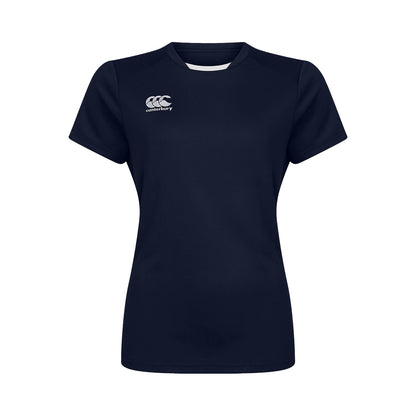 Navy - Front - Canterbury Womens-Ladies CoolDry T-Shirt