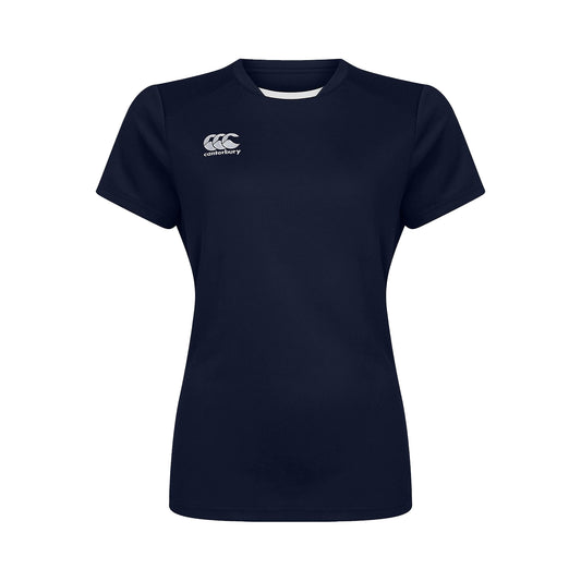 Navy - Front - Canterbury Womens-Ladies CoolDry T-Shirt
