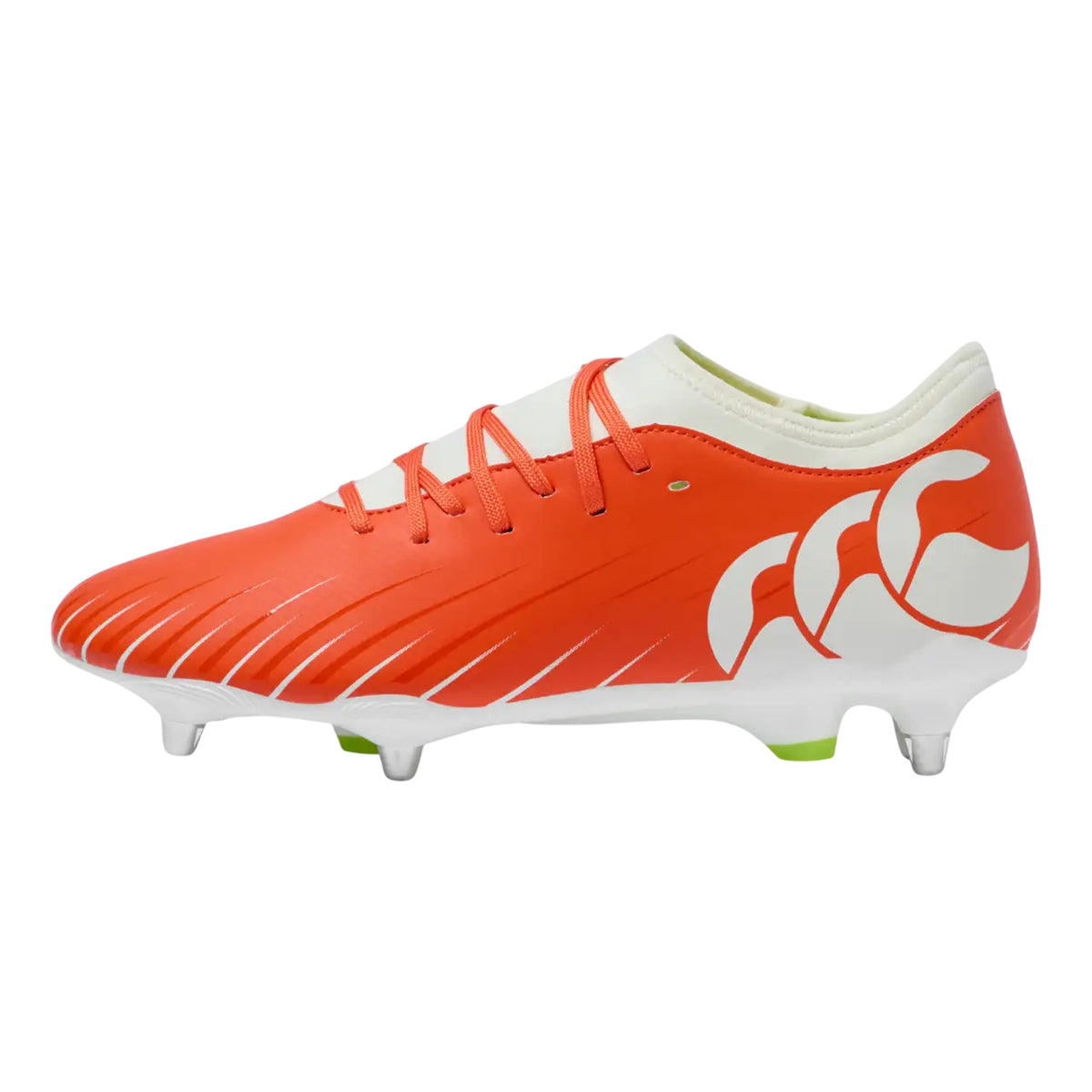 Tangerine Tango - Side - Canterbury Unisex Adult Speed Falcon Team Soft Ground Rugby Boots