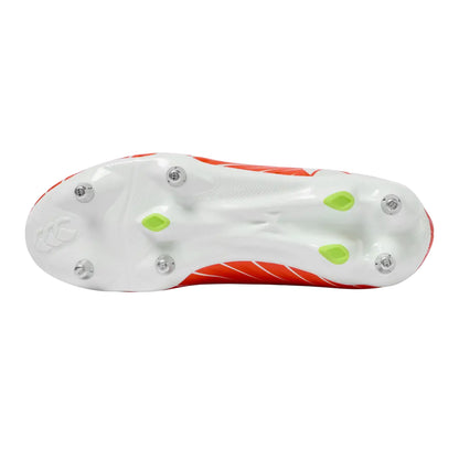 Tangerine Tango - Pack Shot - Canterbury Unisex Adult Speed Falcon Team Soft Ground Rugby Boots