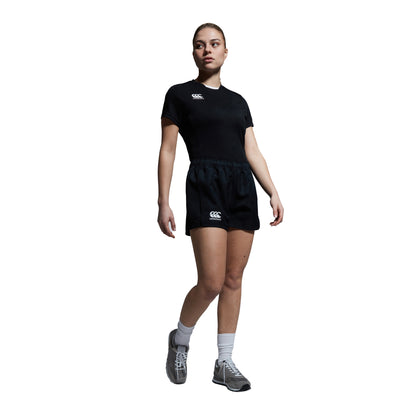 Black - Lifestyle - Canterbury Womens-Ladies Advantage Shorts