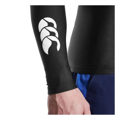 Black - Back - Canterbury Mens Thermoreg Long-Sleeved Base Layer Top