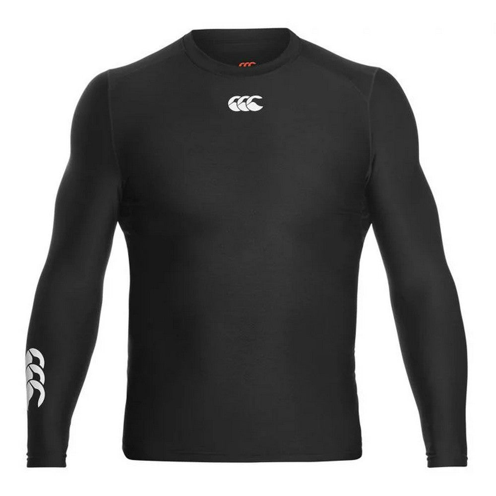 Black - Front - Canterbury Mens Thermoreg Long-Sleeved Base Layer Top