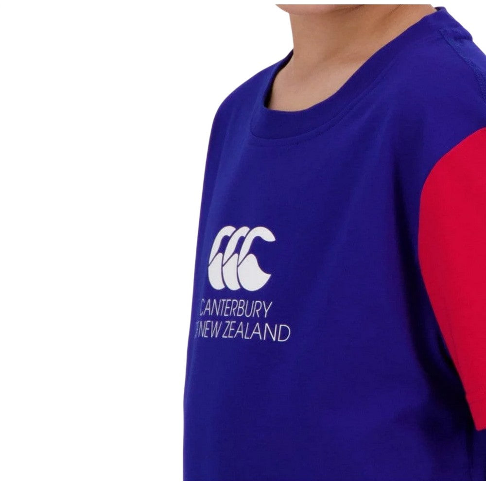 Royal Blue - Side - Canterbury Childrens-Kids Legends T-Shirt