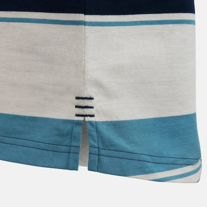 Storm Blue - Lifestyle - Canterbury Mens Stripe Yarn Polo Shirt