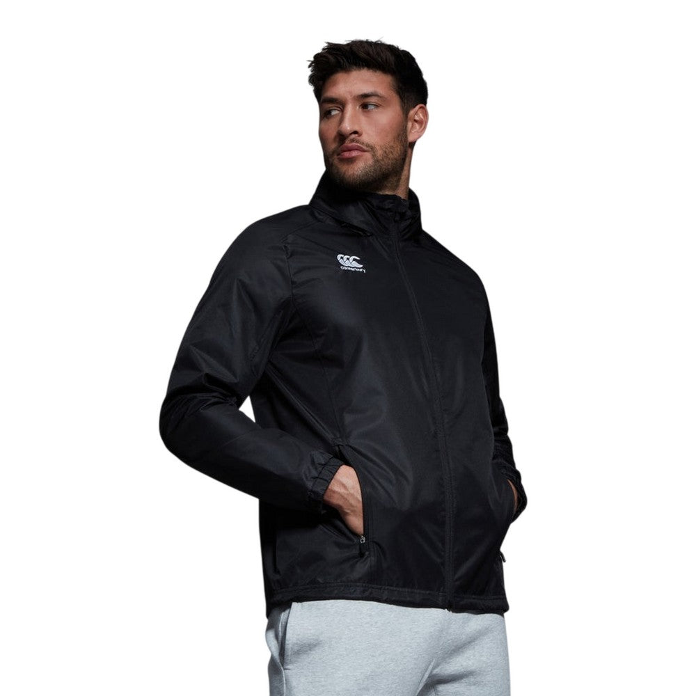 Black - Side - Canterbury Mens Rain Vaposhield Full Zip Jacket