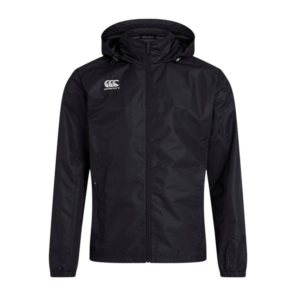 Black - Front - Canterbury Mens Rain Vaposhield Full Zip Jacket