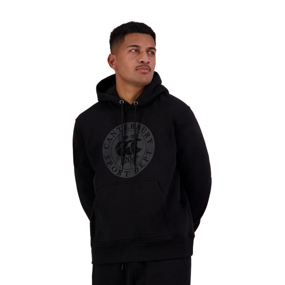Jet Black-Fuchsia Red - Side - Canterbury Mens Sport Dept. Hoodie