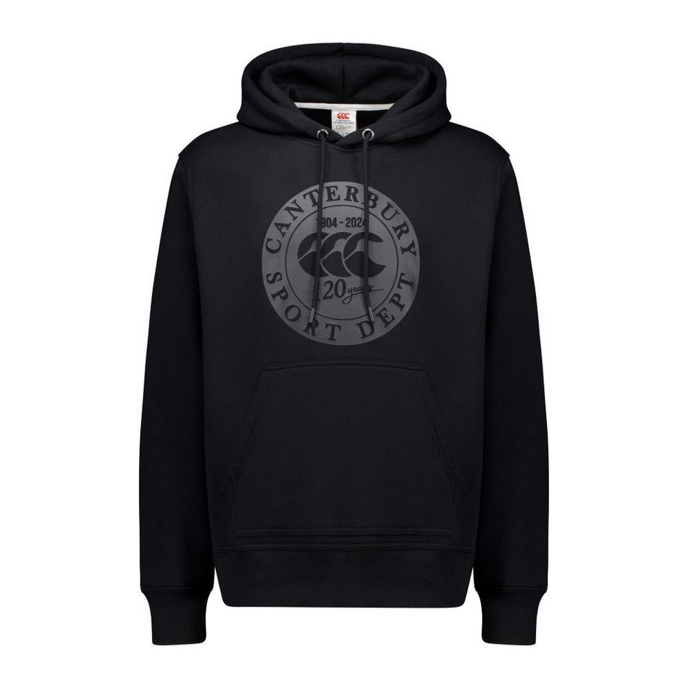 Jet Black-Fuchsia Red - Front - Canterbury Mens Sport Dept. Hoodie