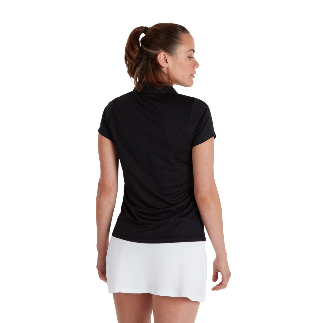 Black - Lifestyle - Canterbury Womens-Ladies Club Quick Dry Logo Polo Shirt