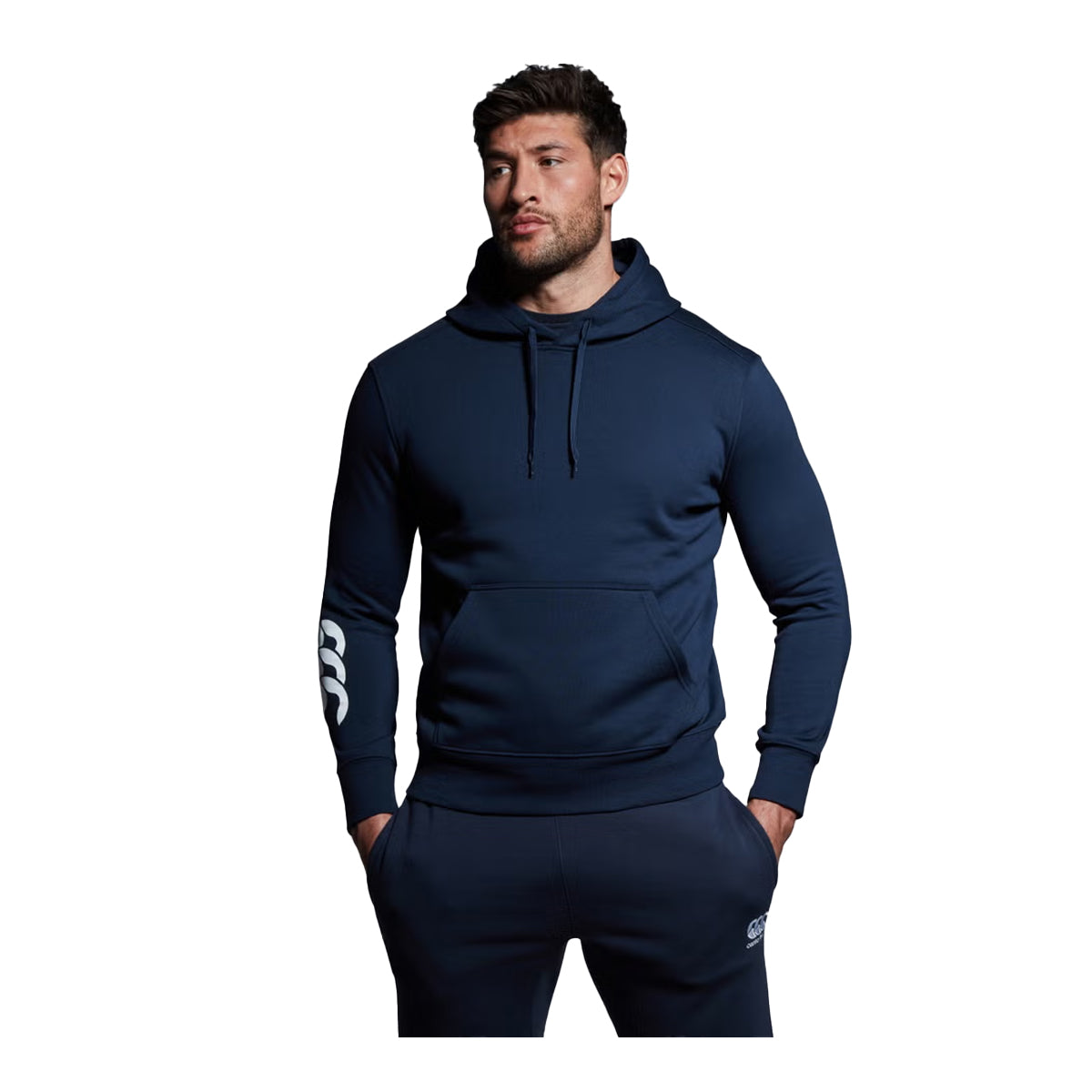 Navy - Side - Canterbury Mens Tempo Hoodie