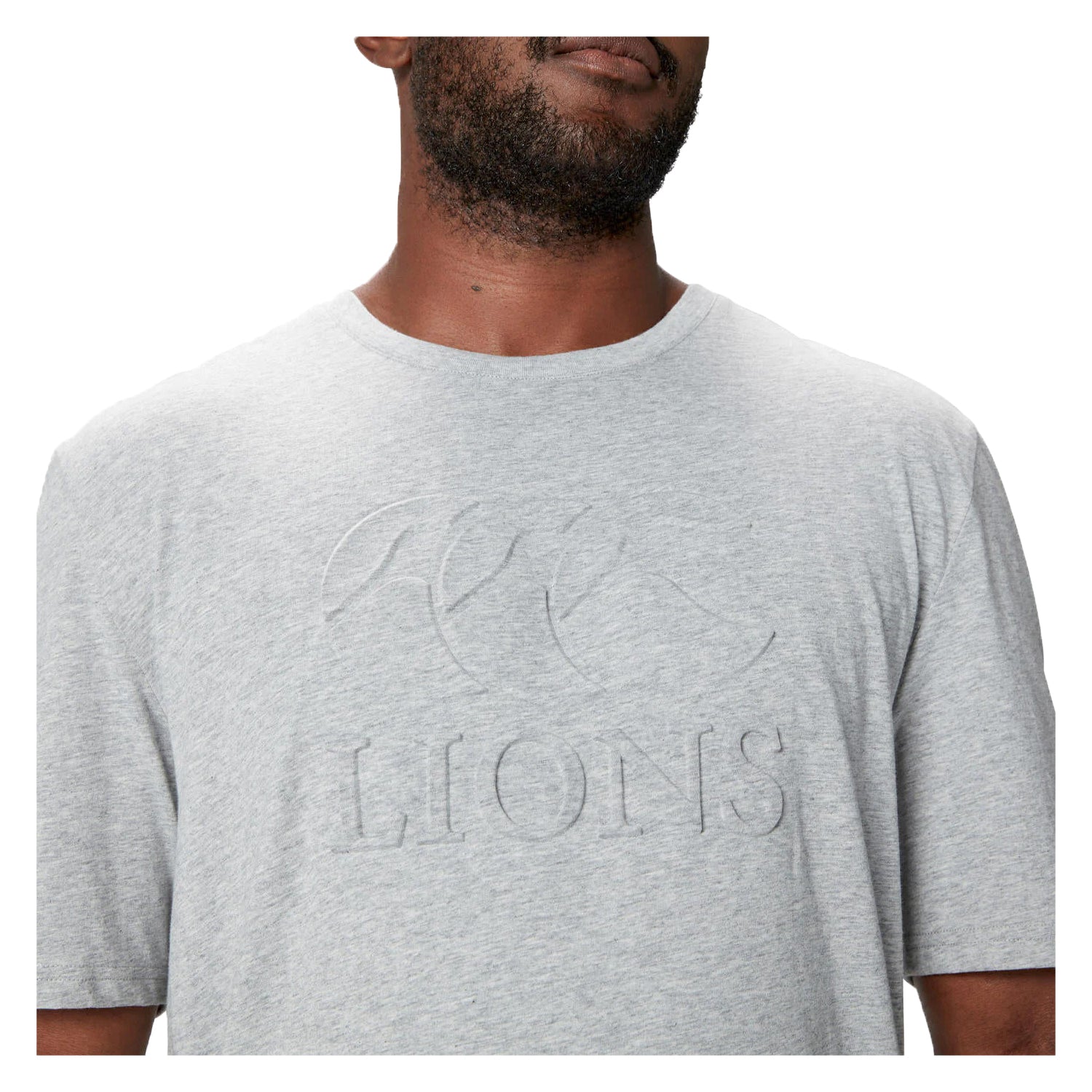 Grey - Side - Canterbury Unisex Adult Monument British & Irish Lions T-Shirt