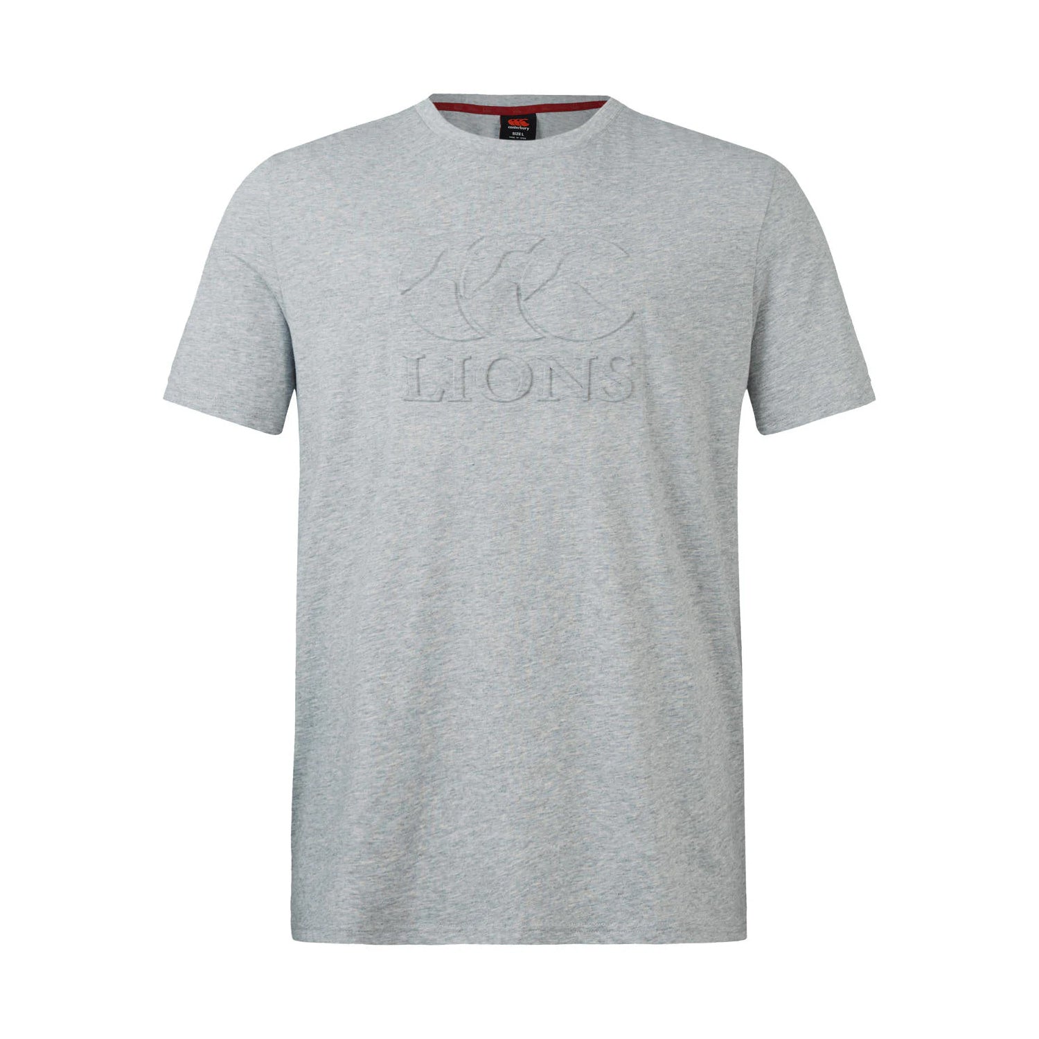 Grey - Front - Canterbury Unisex Adult Monument British & Irish Lions T-Shirt