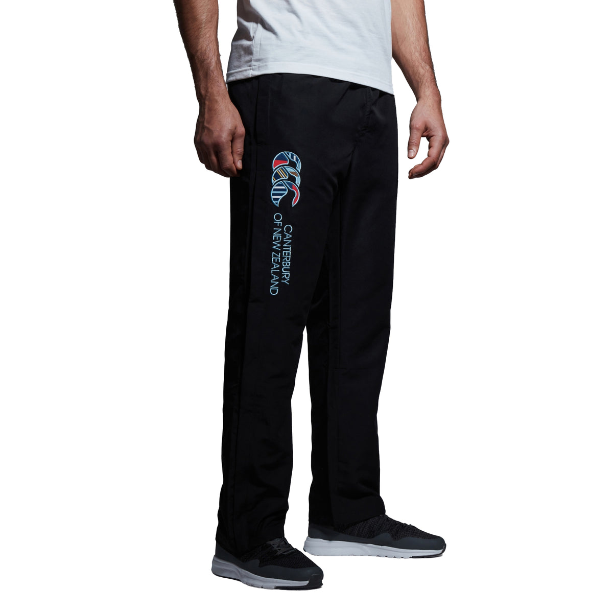 Black - Lifestyle - Canterbury Mens Open Hem Tracksuit Bottoms