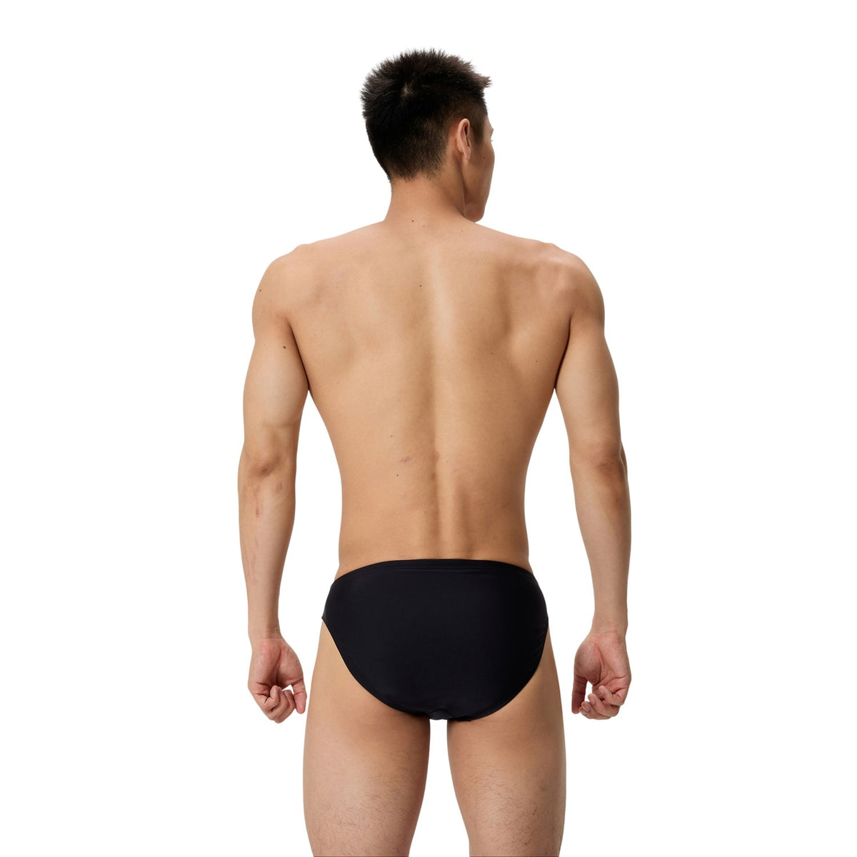 Black - Pack Shot - Speedo Mens Logo Endurasoft Briefs