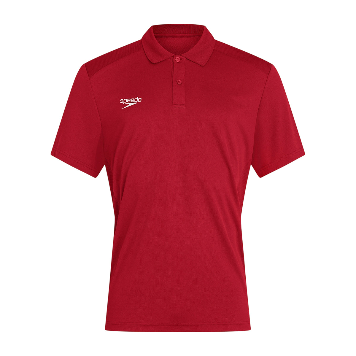 Red - Front - Speedo Mens Club Dry Polo Shirt