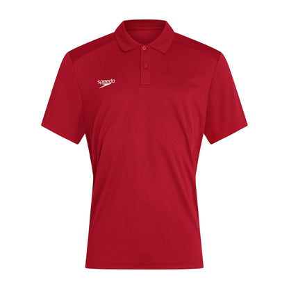 Red - Front - Speedo Mens Club Dry Polo Shirt