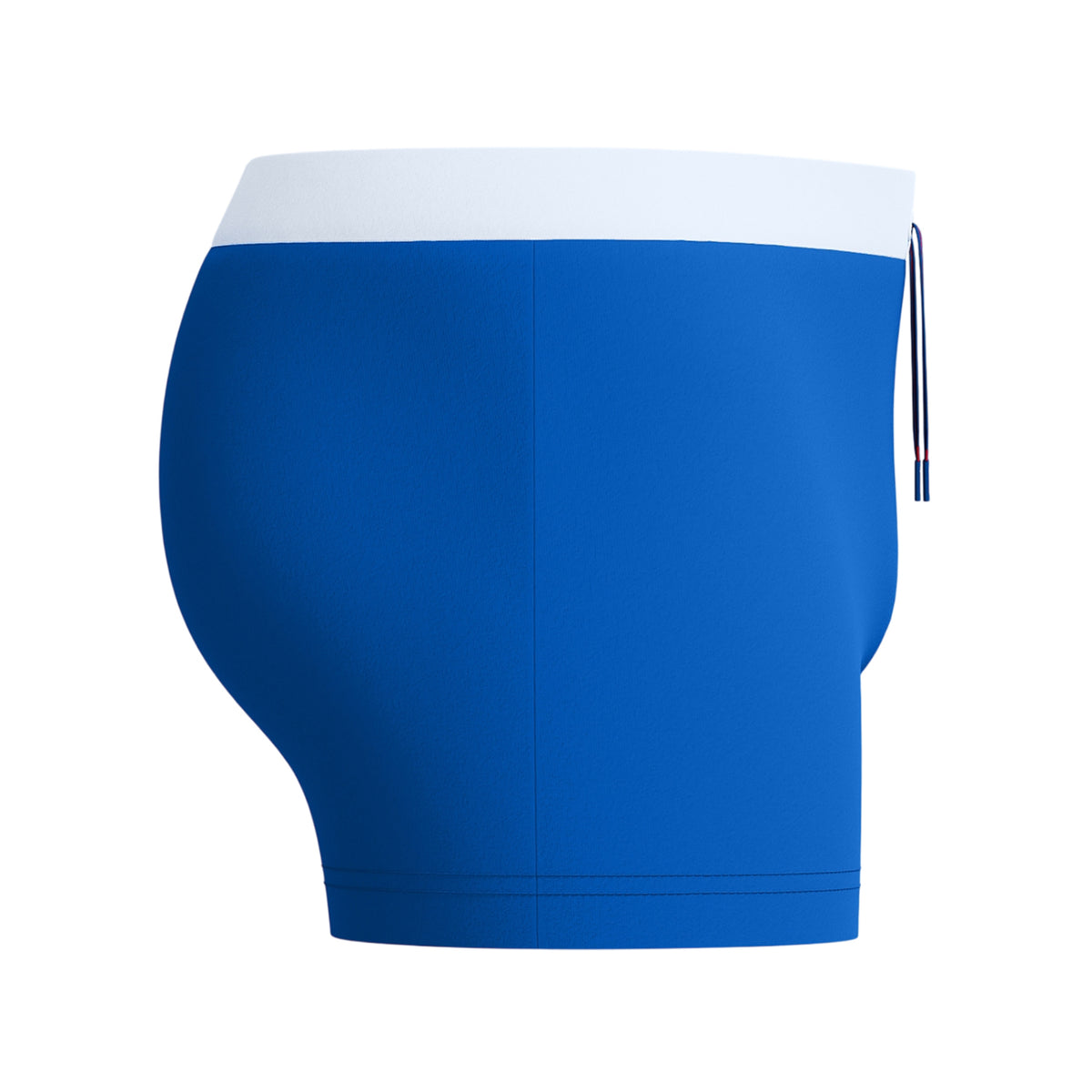 Blue - Side - Speedo Mens Solid Swim Shorts