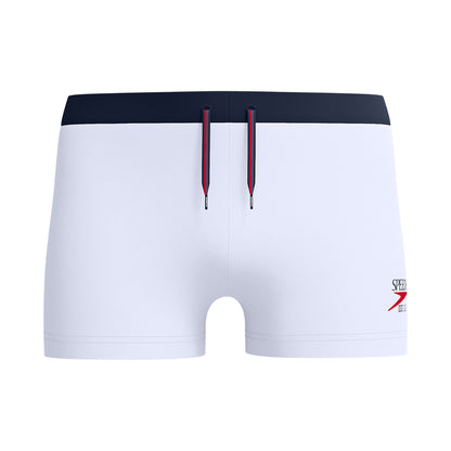 White - Front - Speedo Mens Solid Swim Shorts