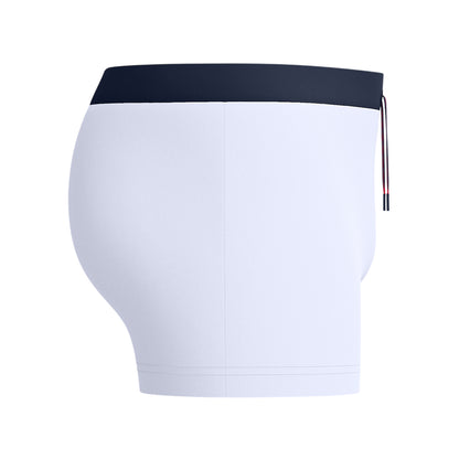 White - Side - Speedo Mens Solid Swim Shorts
