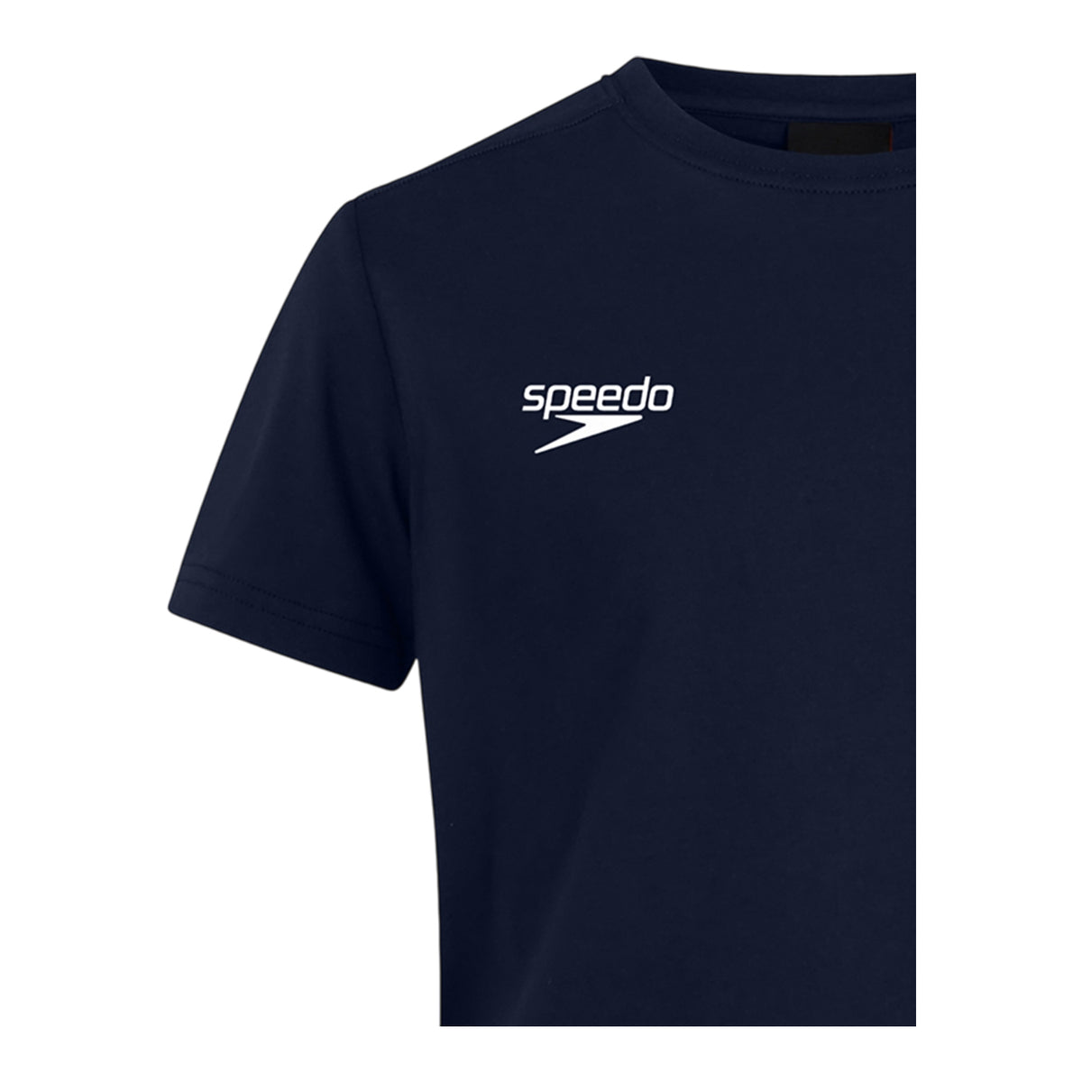 Navy - Side - Speedo Mens Club Plain T-Shirt