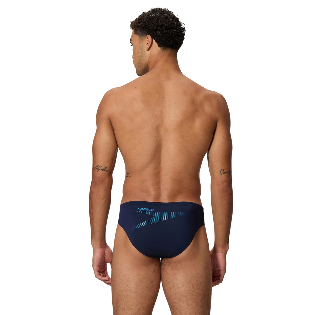 Navy - Lifestyle - Speedo Mens Boom Solid Endurance+ Swim Briefs