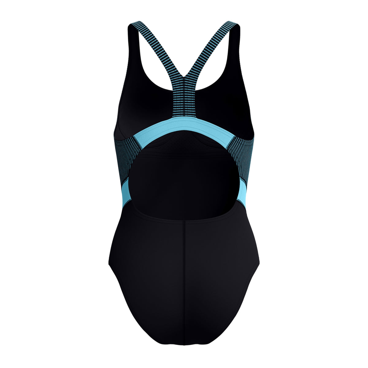 Black - Back - Speedo Womens-Ladies Quantum Splice One Piece Swimsuit