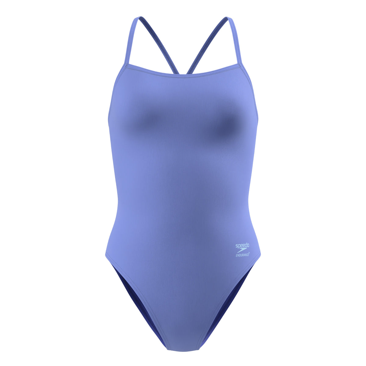 Purple - Front - Speedo Womens-Ladies 2.0 Solid V-Cut One Piece Swimsuit