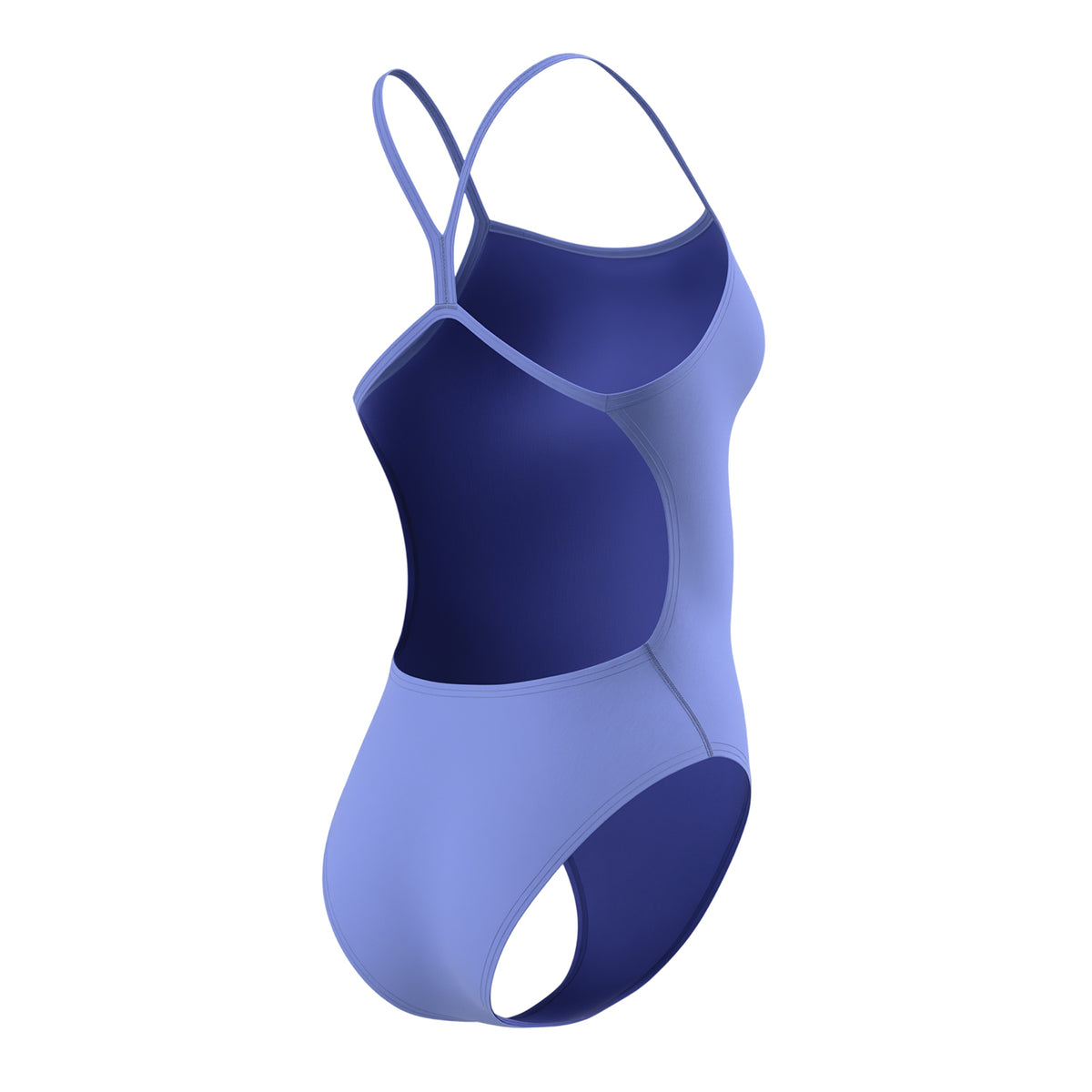 Purple - Lifestyle - Speedo Womens-Ladies 2.0 Solid V-Cut One Piece Swimsuit