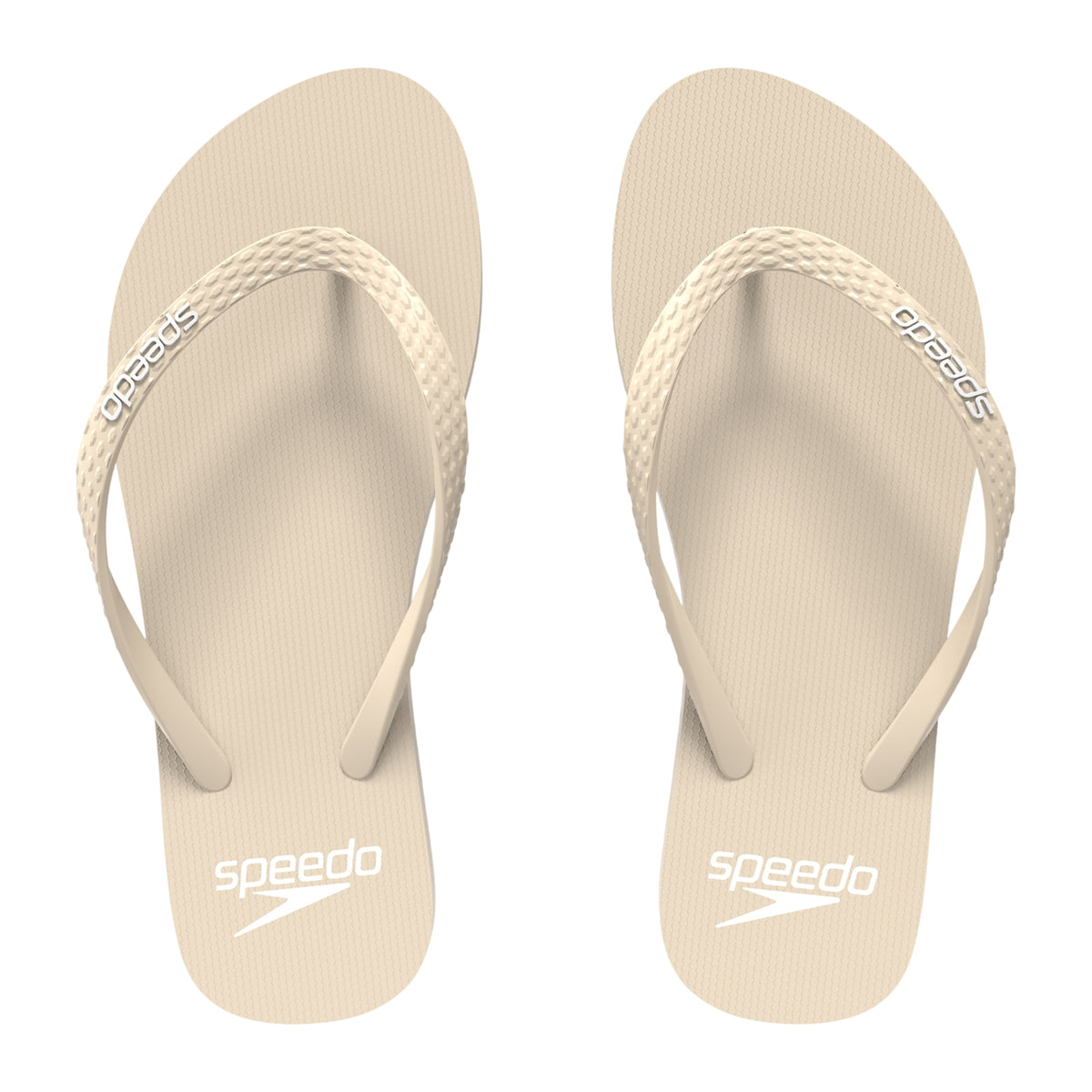 Brown - Front - Speedo Womens-Ladies Logo Flip Flops