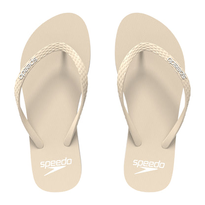 Brown - Front - Speedo Womens-Ladies Logo Flip Flops