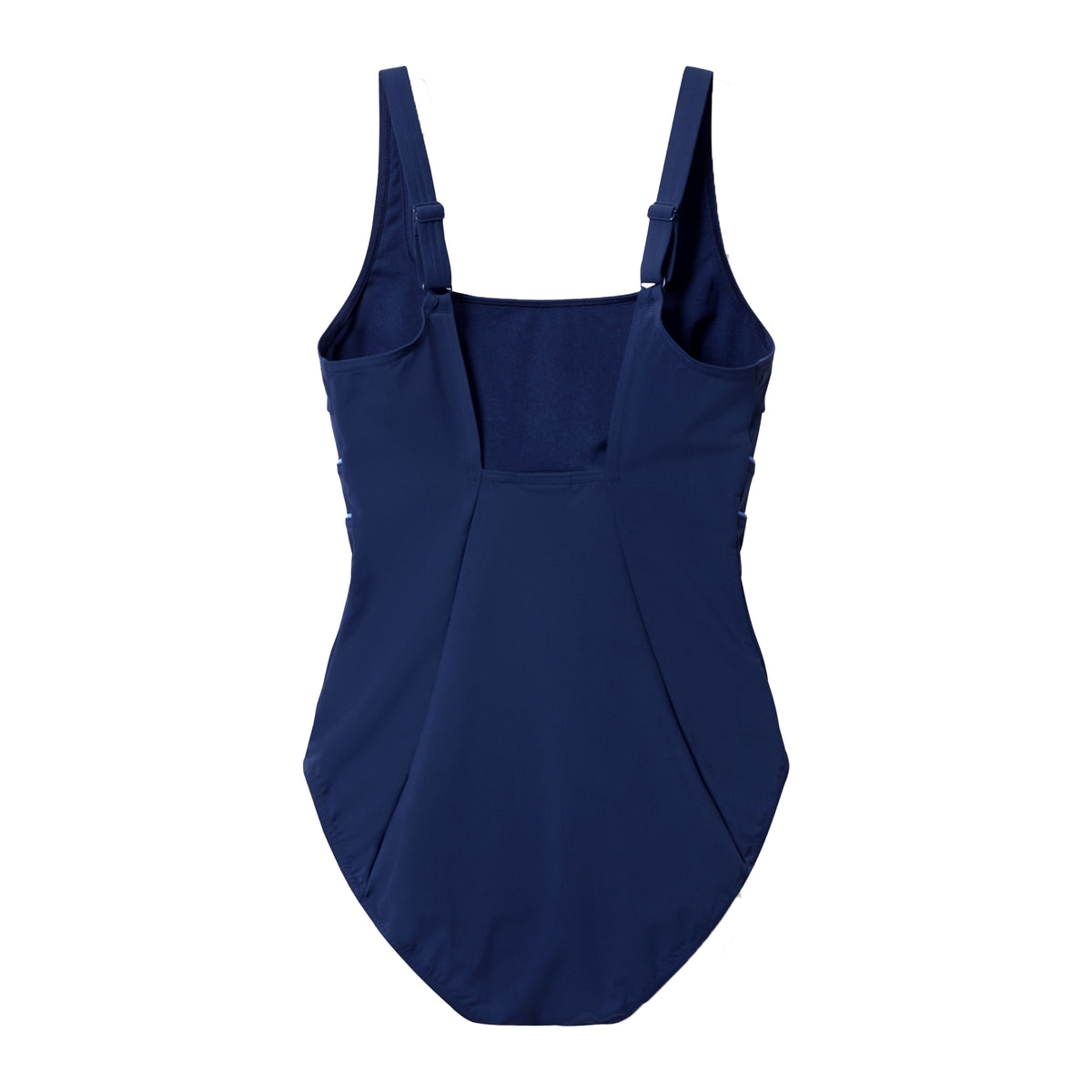 Navy - Back - Speedo Womens-Ladies Solid Contour Eclipse One Piece Swimsuit