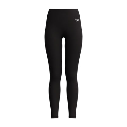 Black - Front - Speedo Womens-Ladies Modesty Endurance+ Swimming Leggings