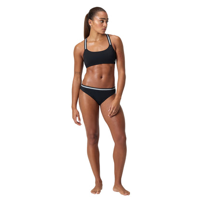 Black - Lifestyle - Speedo Womens-Ladies Vanquisher Performance Two-Piece Swimsuit