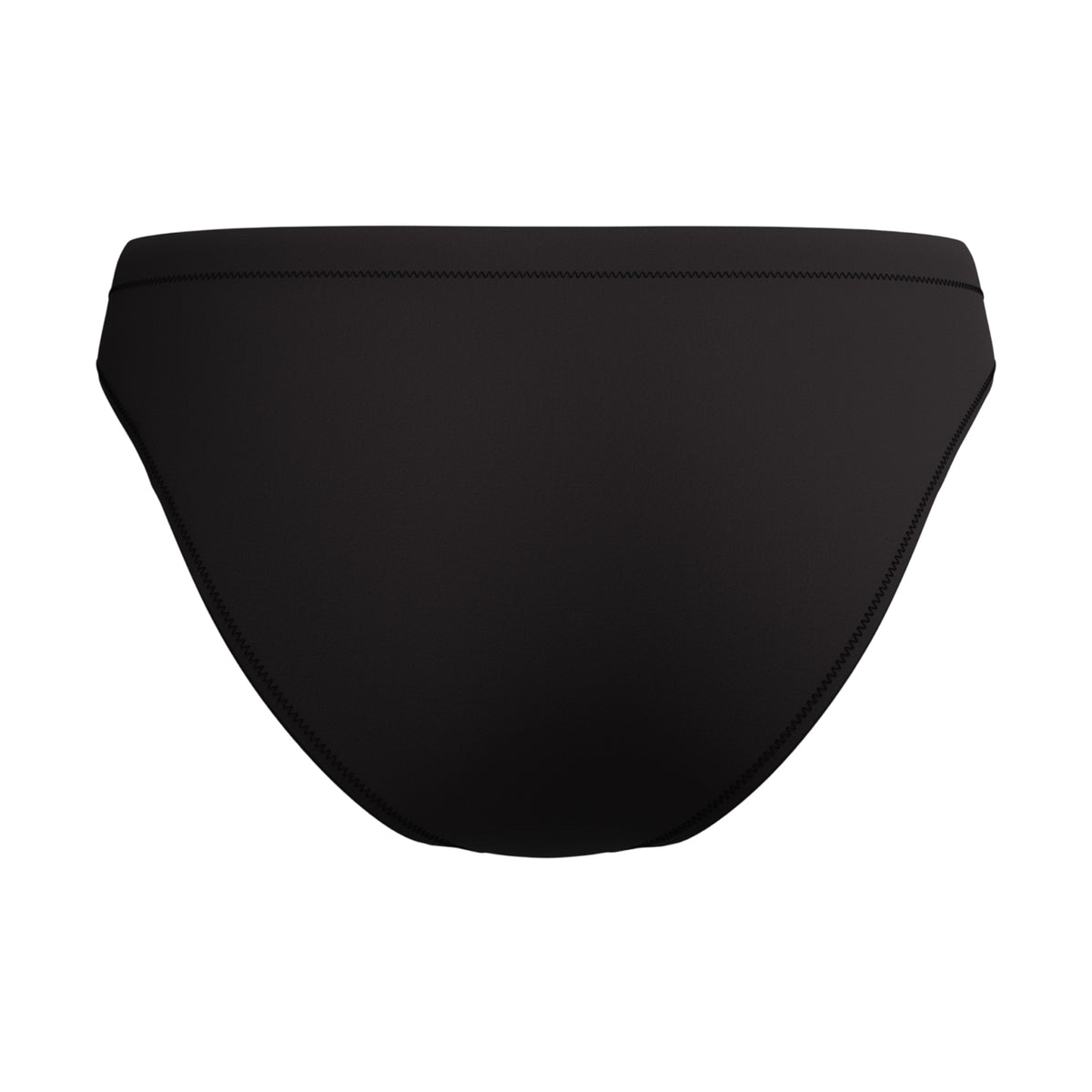 Black - Back - Speedo Womens-Ladies Solid Bikini Bottoms