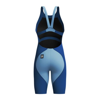 Blue - Back - Speedo Womens-Ladies Fastskin LZR Ignite One Piece Swimsuit