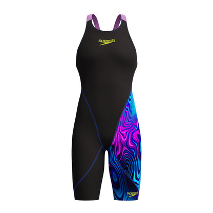 Black - Front - Speedo Womens-Ladies Fastskin LZR Ignite One Piece Swimsuit