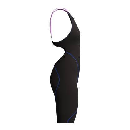 Black - Side - Speedo Womens-Ladies Fastskin LZR Ignite One Piece Swimsuit