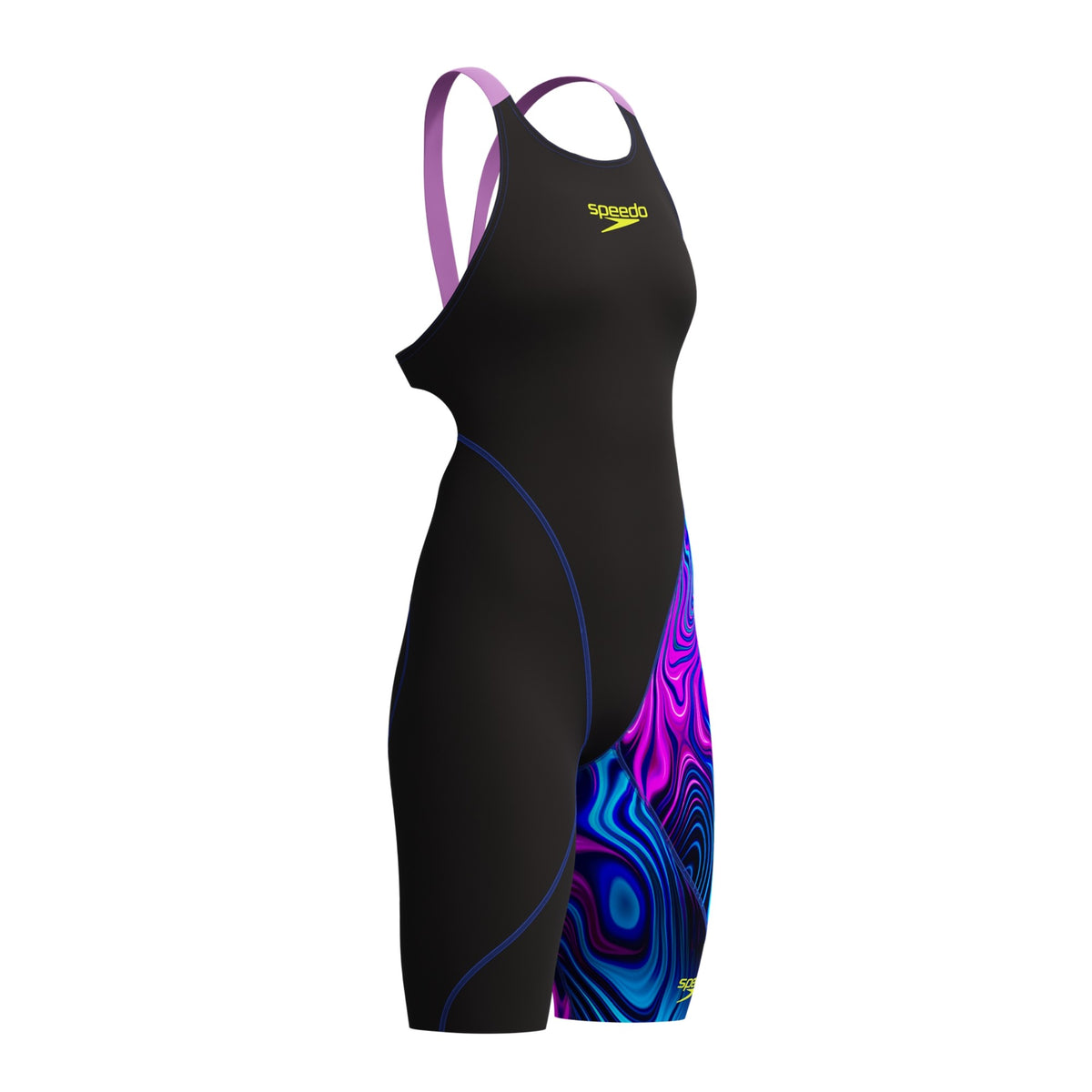 Black - Lifestyle - Speedo Womens-Ladies Fastskin LZR Ignite One Piece Swimsuit