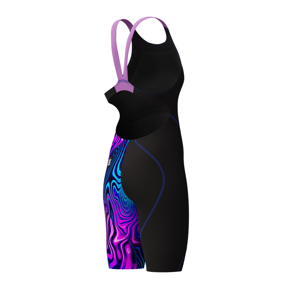 Black - Pack Shot - Speedo Womens-Ladies Fastskin LZR Ignite One Piece Swimsuit